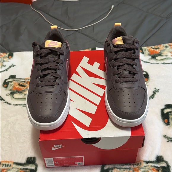 Nike Dark Brown Sneakers with White Soles - Picture 1 of 10